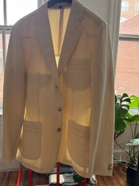 J Crew Crosby Classic-fit suit jacket in Italian linen-cotton blend